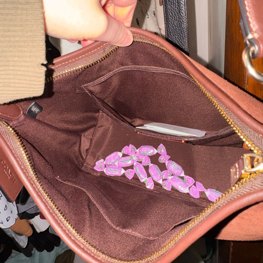 Coach laurel bag suede - Picture 3 of 4